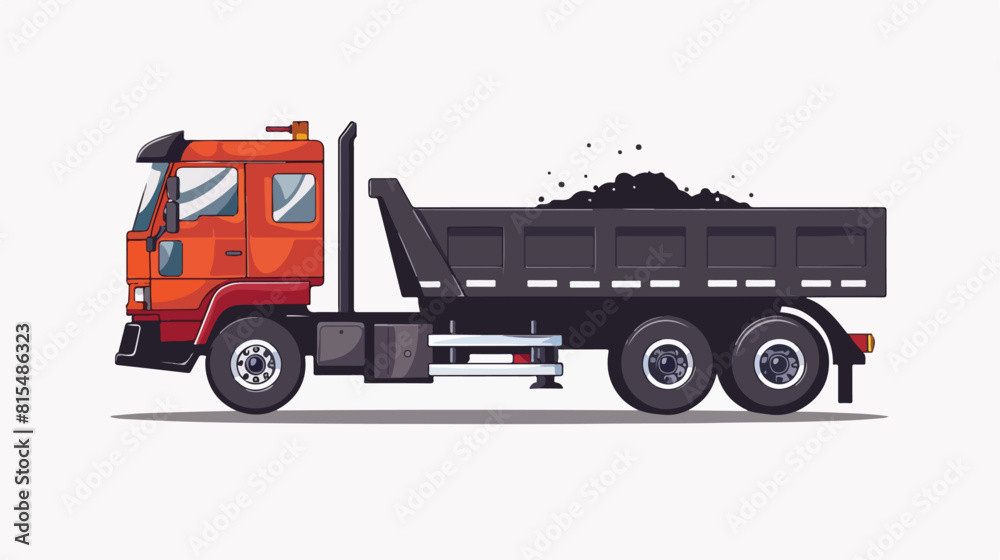Truck on a white background vector illustration design