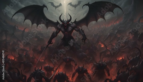 A demonic horde descending upon the mortal realm l upscaled_2