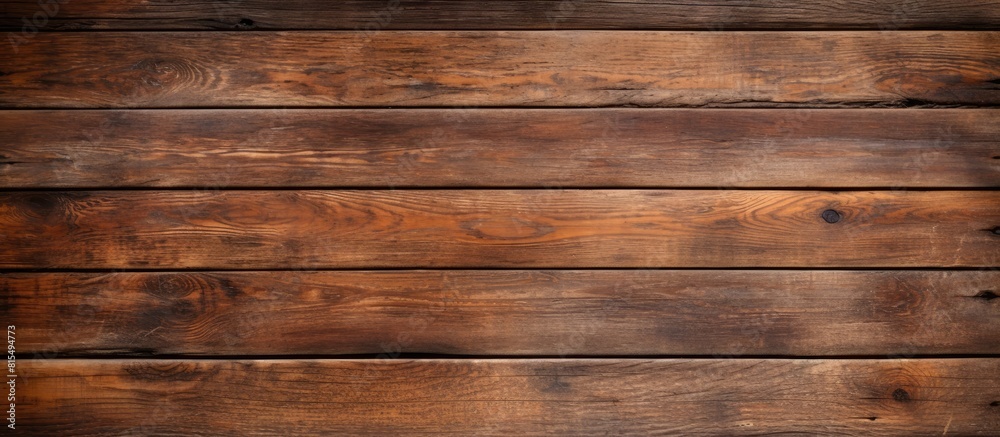 Fototapeta premium An aged wooden surface provides a rustic background for a copy space image