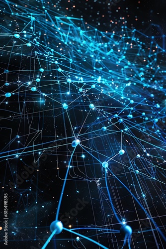 A digital artwork depicting an advanced aerospace communication system