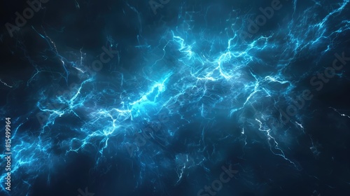 Blue lightning effect 