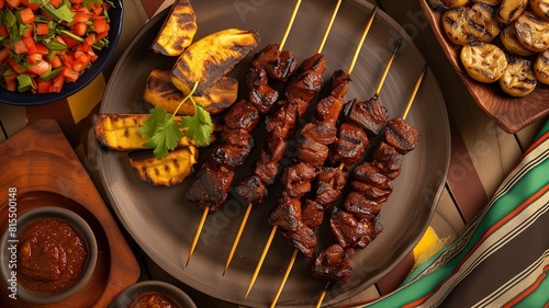 Burundian Grilled Meat Skewers