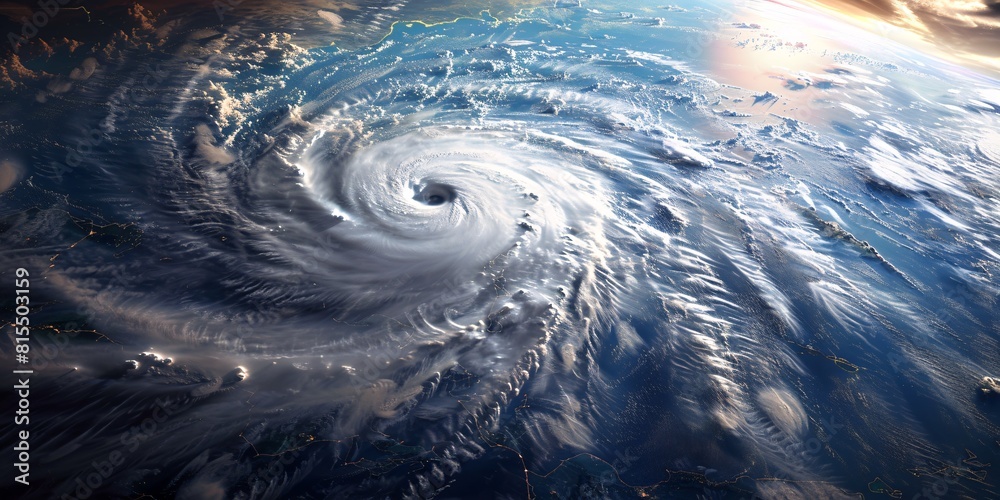 Gigantic cyclone akin to Irma in the Atlantic.