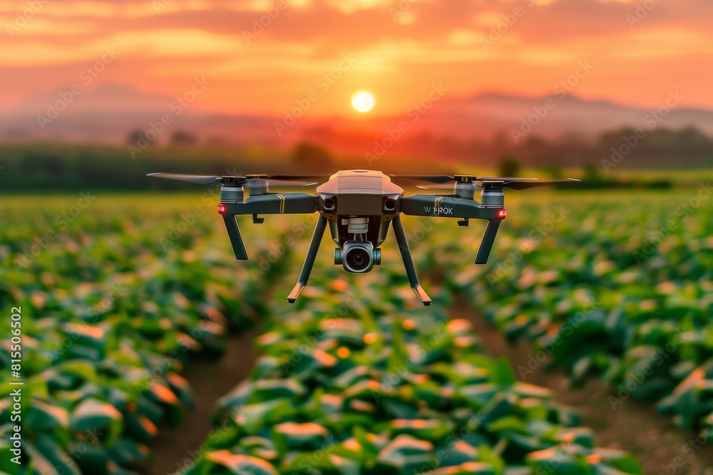 Remote monitoring and precision cultivation with smart drone and agricultural drone in agriculture fields focus on futuristic care Remote monitoring and precision cultivation with smart drone and agricultural drone in agriculture fields focus on futuristic care