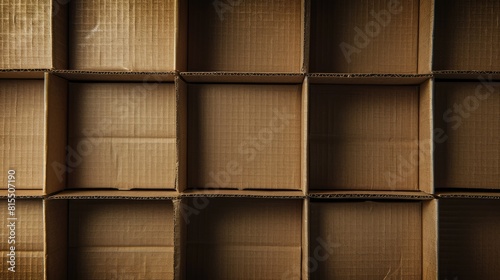 Cardboard box background 