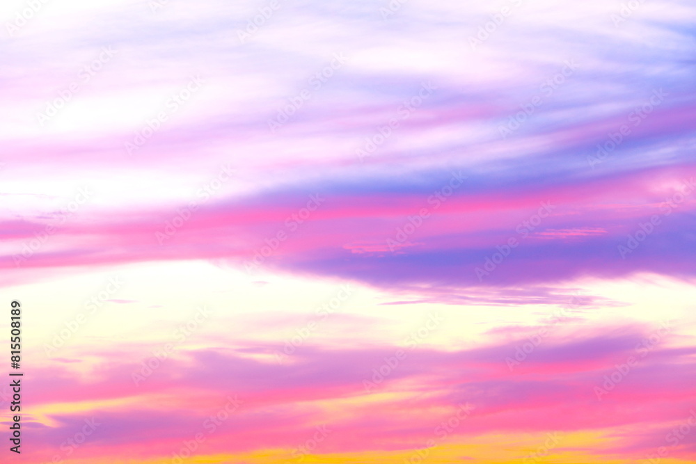 Obraz premium 美しい朝焼け雲