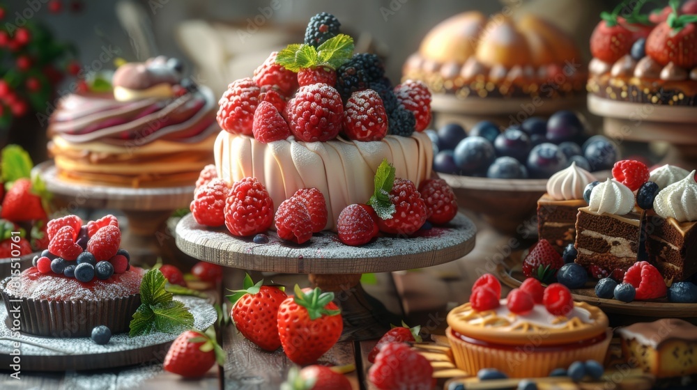 selection of raw vegan desserts on a table