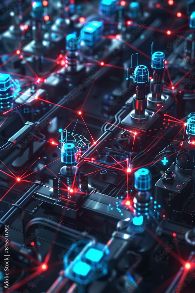 A digital constellation of an advanced manufacturing network A digital constellation of an advanced manufacturing network