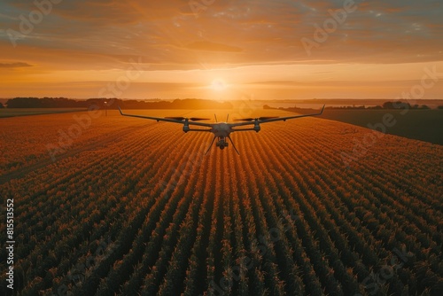 Farming agritech leverages automated technology in agriculture for efficient pesticides application through smart farming drone innovations