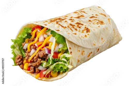 burrito isolated transparent background