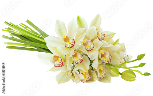 Bouquet of Orchid Flowers Isolated On Transparent Background © Tayyab Imtiaz