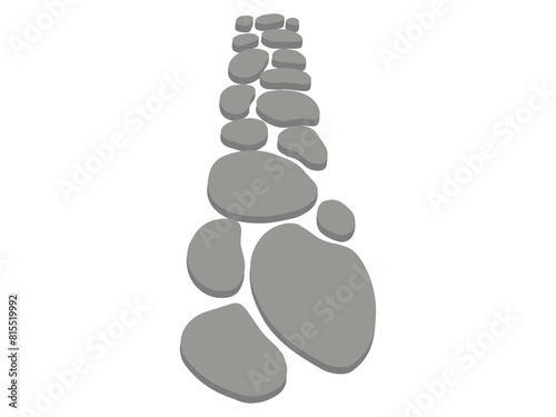 Rock Path texture Background illustration