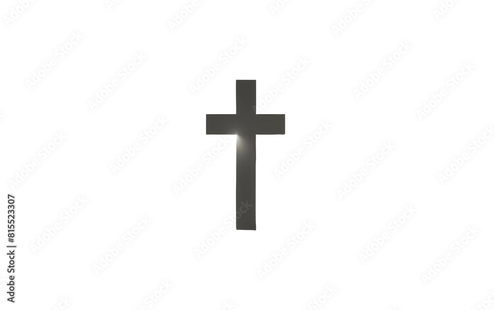 Spiritual Significance of the Cross Illuminated Isolated On Transparent Background