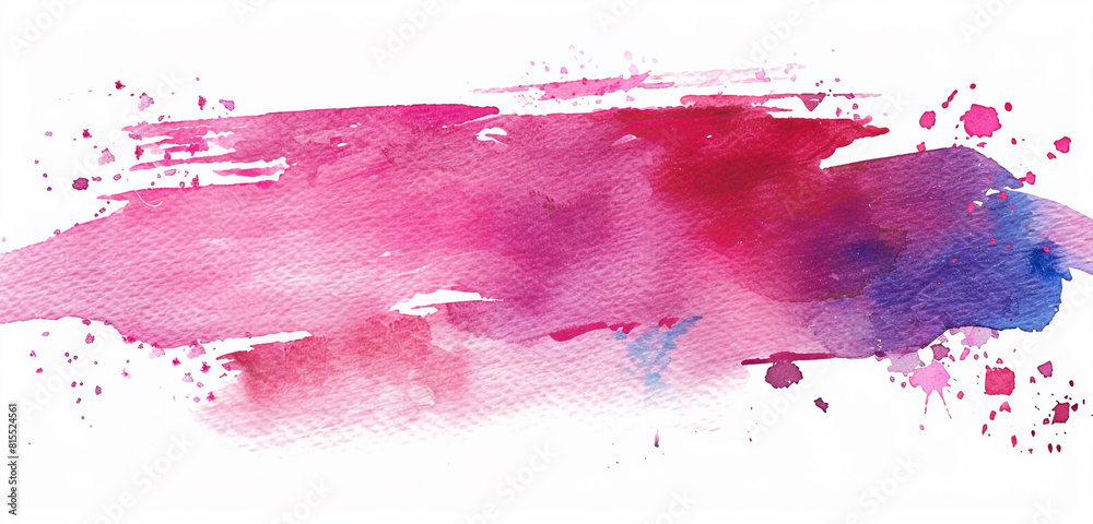 Dynamic hot pink and radiant sapphire in brushstrokes. Dynamic hot pink and radiant sapphire in brushstrokes.