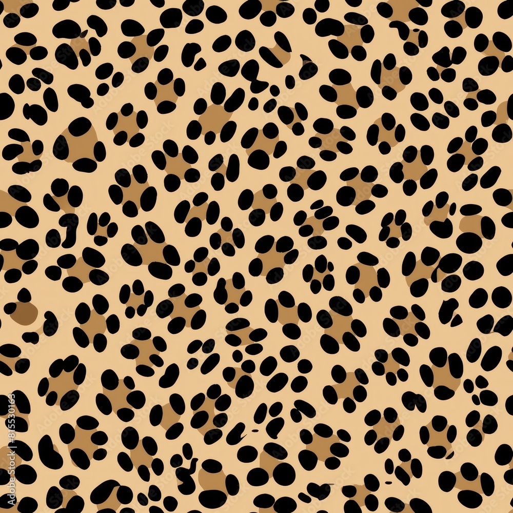 Seamless pattern of elegant cheetah spots on a neutral background, Generative AI Seamless pattern of elegant cheetah spots on a neutral background, Generative AI