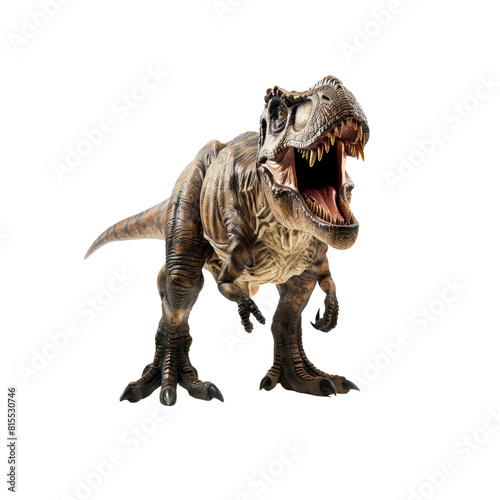 A large T-Rex is standing on a white background © tope007