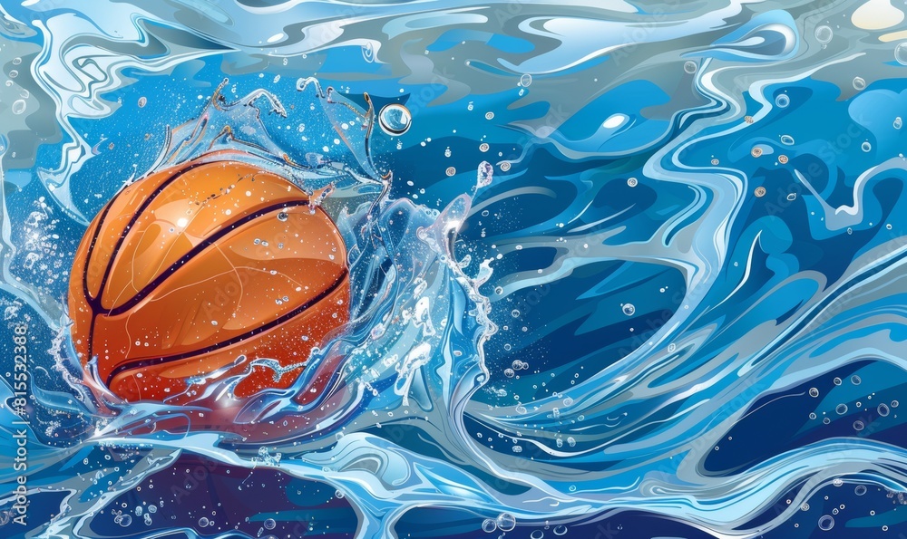 basketball made of water basketball made of water