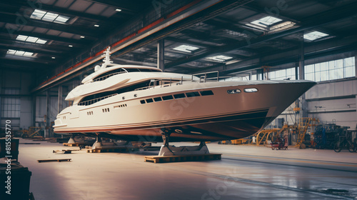 Manufacturing process of yachts and ships