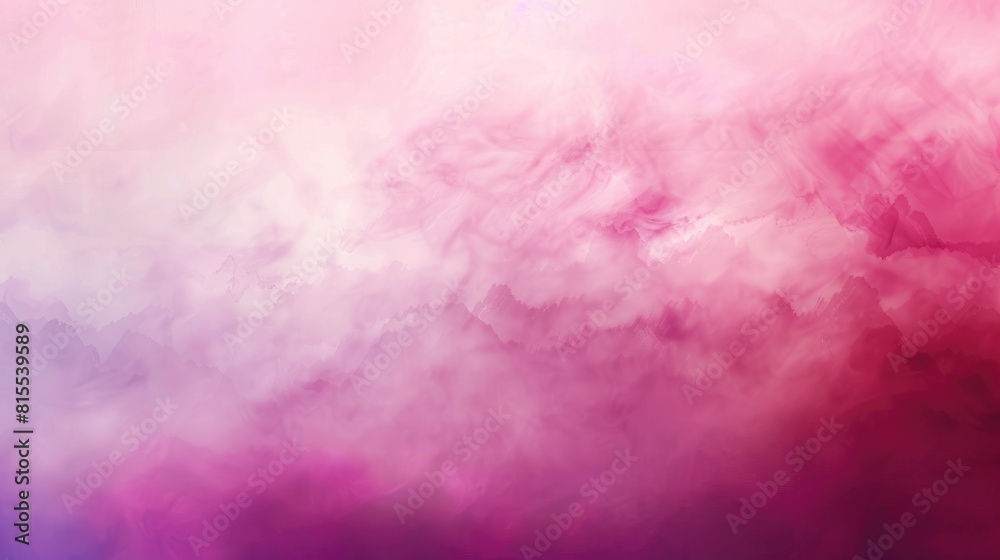 Gradient background in shades of mauve pink and rose Blurred banner with a soft blend of pale purple and red hues
