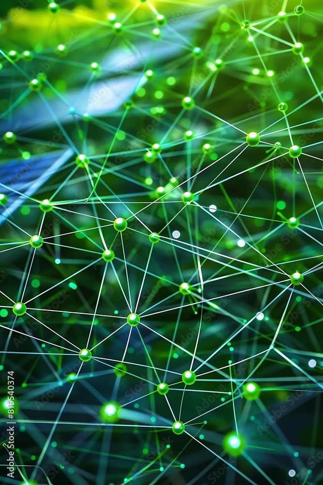A visualization of a sustainable energy network A visualization of a sustainable energy network