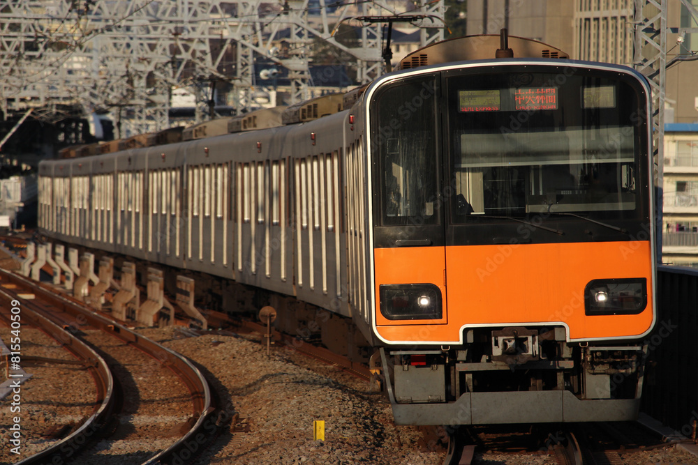 Obraz premium 通勤電車 東武スカイツリーライン50050系 