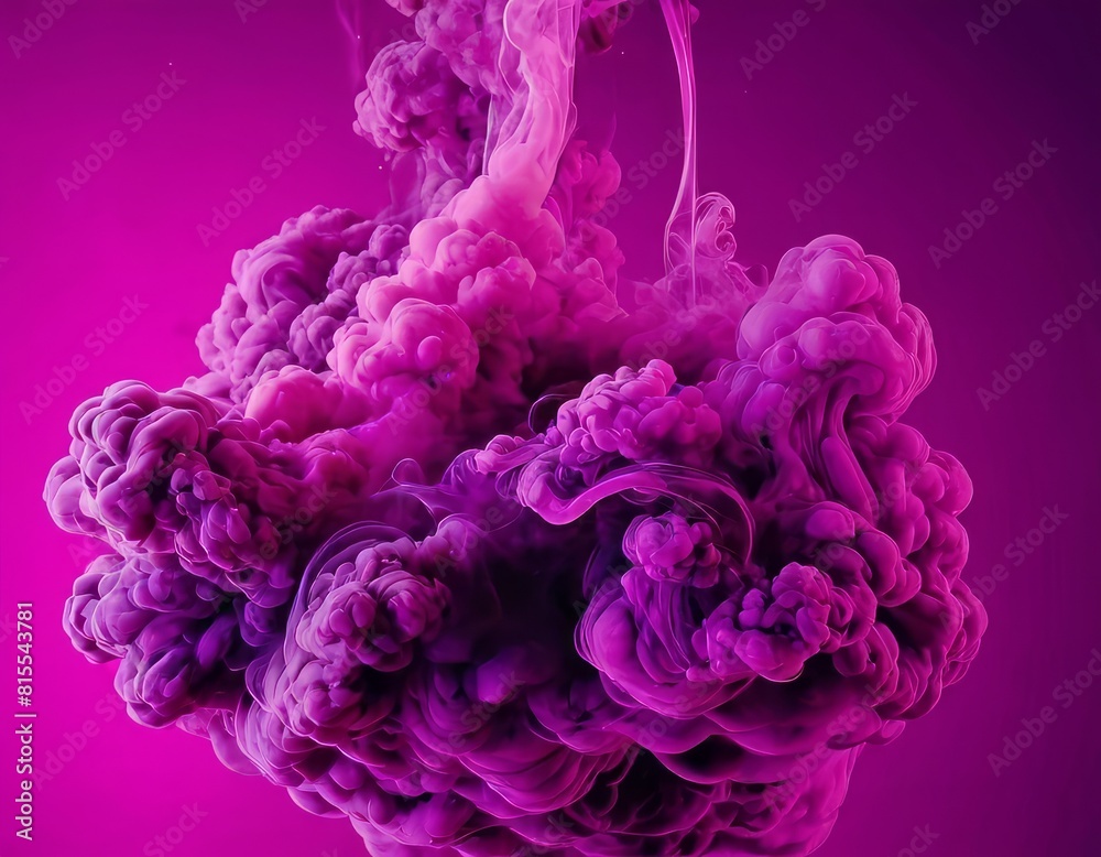 Abstract liquid smoke background. Pink magenta purple color ink dynamic motion background Abstract liquid smoke background. Pink magenta purple color ink dynamic motion background