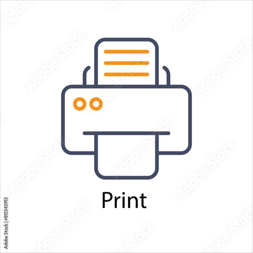 Print Vector icon 