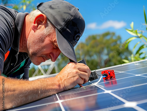 Installing bypass diodes onto the solar panel