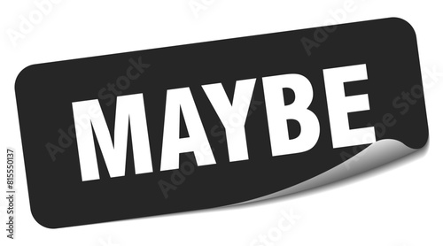maybe sticker. maybe label