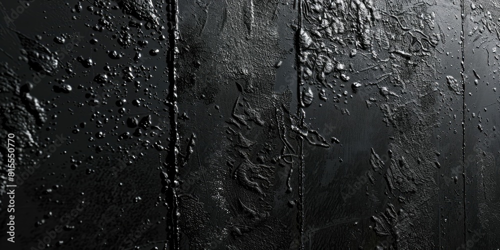 Dark texture with glossy raindrops Dark texture with glossy raindrops