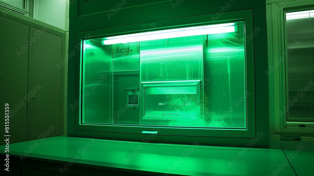 Rich Green Laboratory Fume Hood in Use, Capturing Safe Chemical Handling Practices Rich Green Laboratory Fume Hood in Use, Capturing Safe Chemical Handling Practices