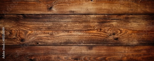 Rich textures of a rustic wooden plank backdrop photo