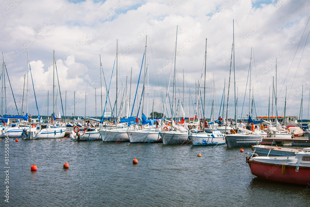 boats, water, lake, sailing, summer, relaxation