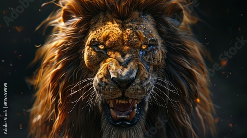 A lion s roar can be heard for miles. It is a warning to all who hear it that the lion is near.