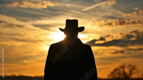 Uncle Sam hat silhouette