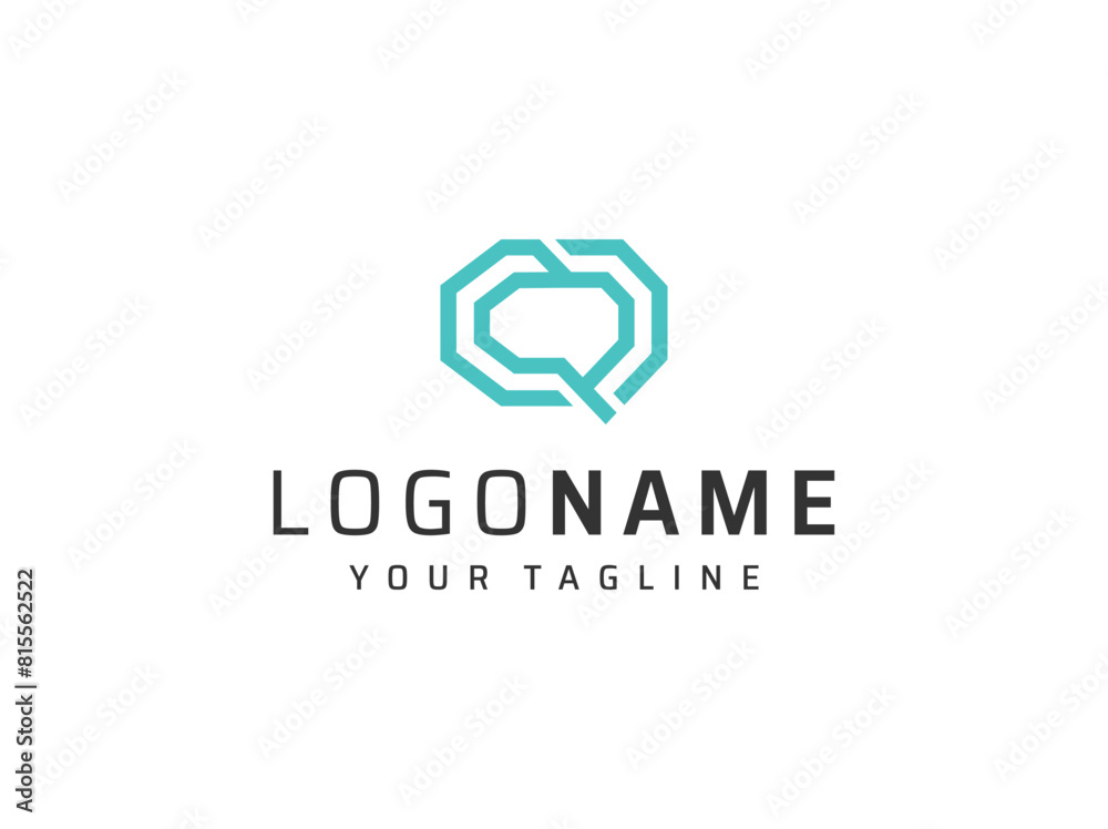 brain logo design vector element