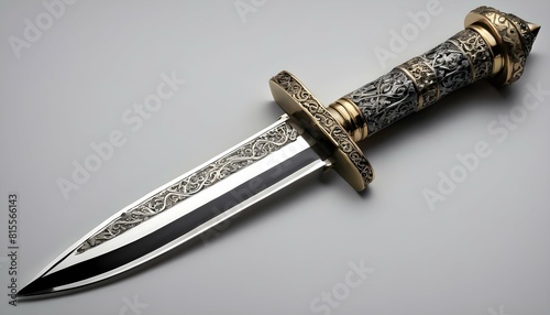 A collectors dagger with an intricately designed