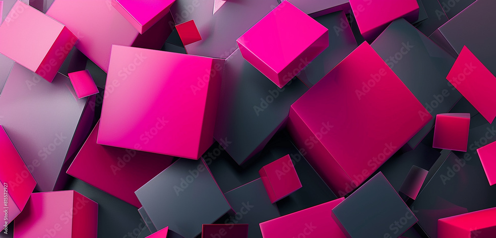 Fresh composition vibrant pink shapes against deep grey. Fresh composition vibrant pink shapes against deep grey.