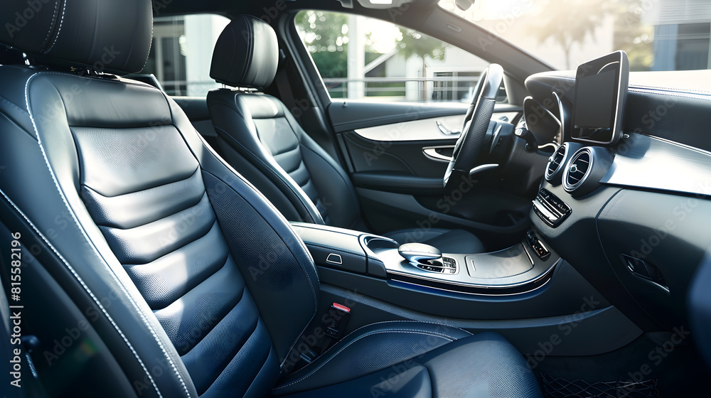 Interior car front seat : Generative AI