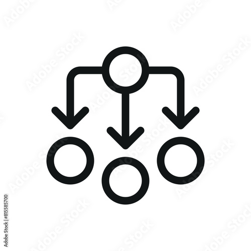 Heredity isolated icon, inheritance vector symbol with editable stroke