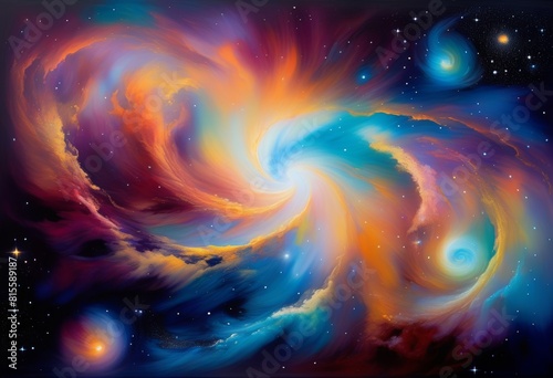 A Cosmic Canvas of Ethereal Realms