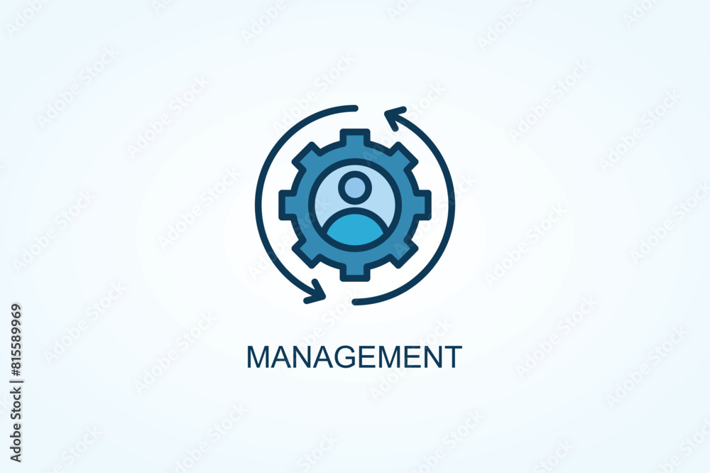 Management vector or logo sign symbol illustration Management vector or logo sign symbol illustration