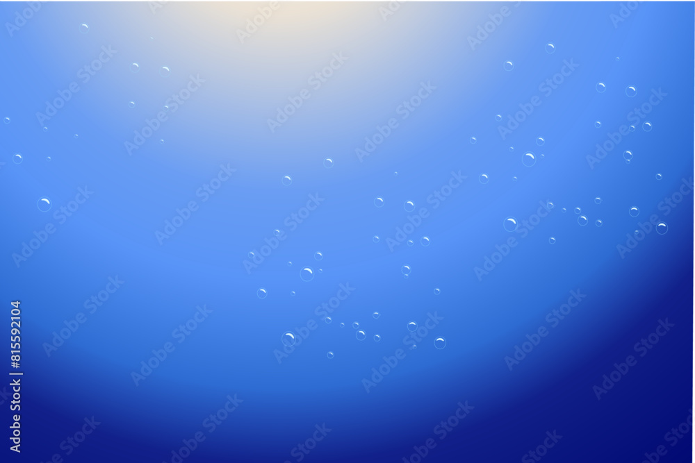 Naklejka premium Fresh Water background of bright glowing blue 