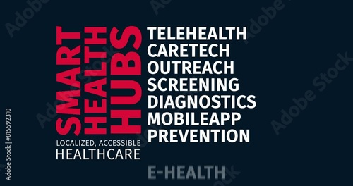 Smart Health Hubs: Word Cloud on Accessible Healthcare Solutions