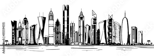 Doha city skyline