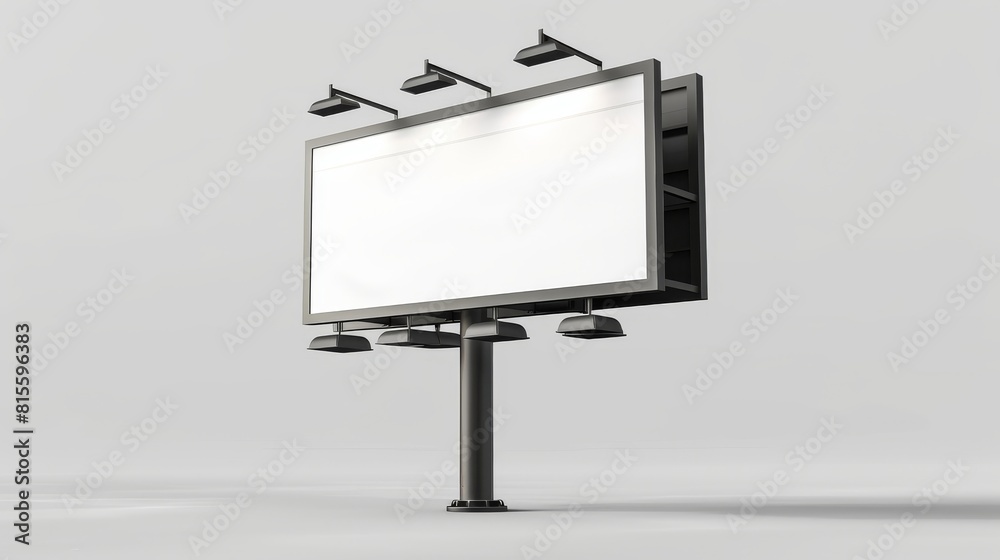 blank billboard (empty advertisement) Empty mockup template blank billboard (empty advertisement) Empty mockup template