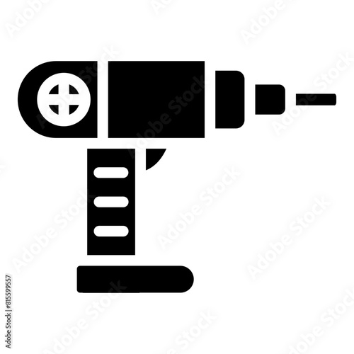 Sanding Machine Glyph Icon Design