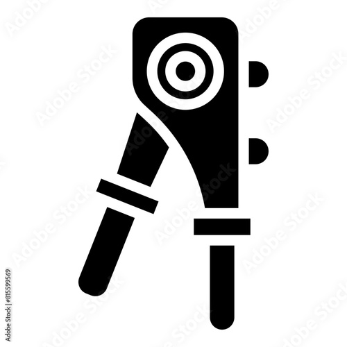 Riveter Glyph Icon Design