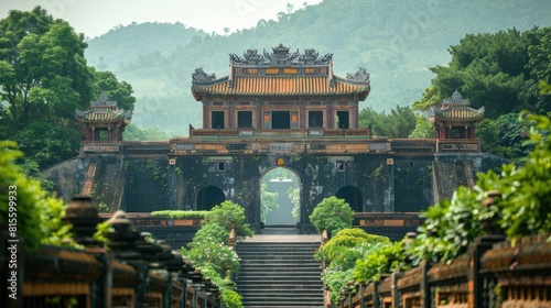 The Imperial City in Hue, Vietnam photo