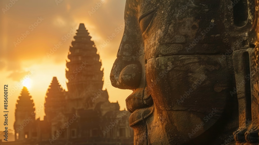 The majestic Angkor Wat temple complex in Siem Reap, Cambodia is a UNESCO World Heritage Site and one of the most popular tourist destinations in Southeast Asia. The majestic Angkor Wat temple complex in Siem Reap, Cambodia is a UNESCO World Heritage Site and one of the most popular tourist destinations in Southeast Asia.